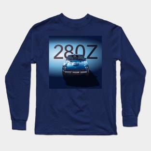 Blue Datsun 280Z Long Sleeve T-Shirt